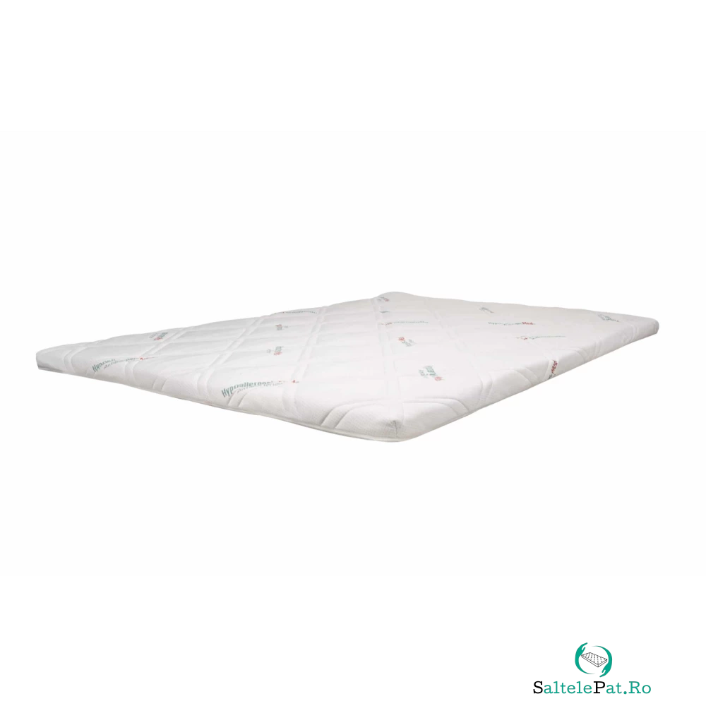 Topper saltea 140 x 200 x 5 cm Minet Hypoallergenic Med, ortopedic, antialergenic, husa lavabila la 309.00 lei ron
