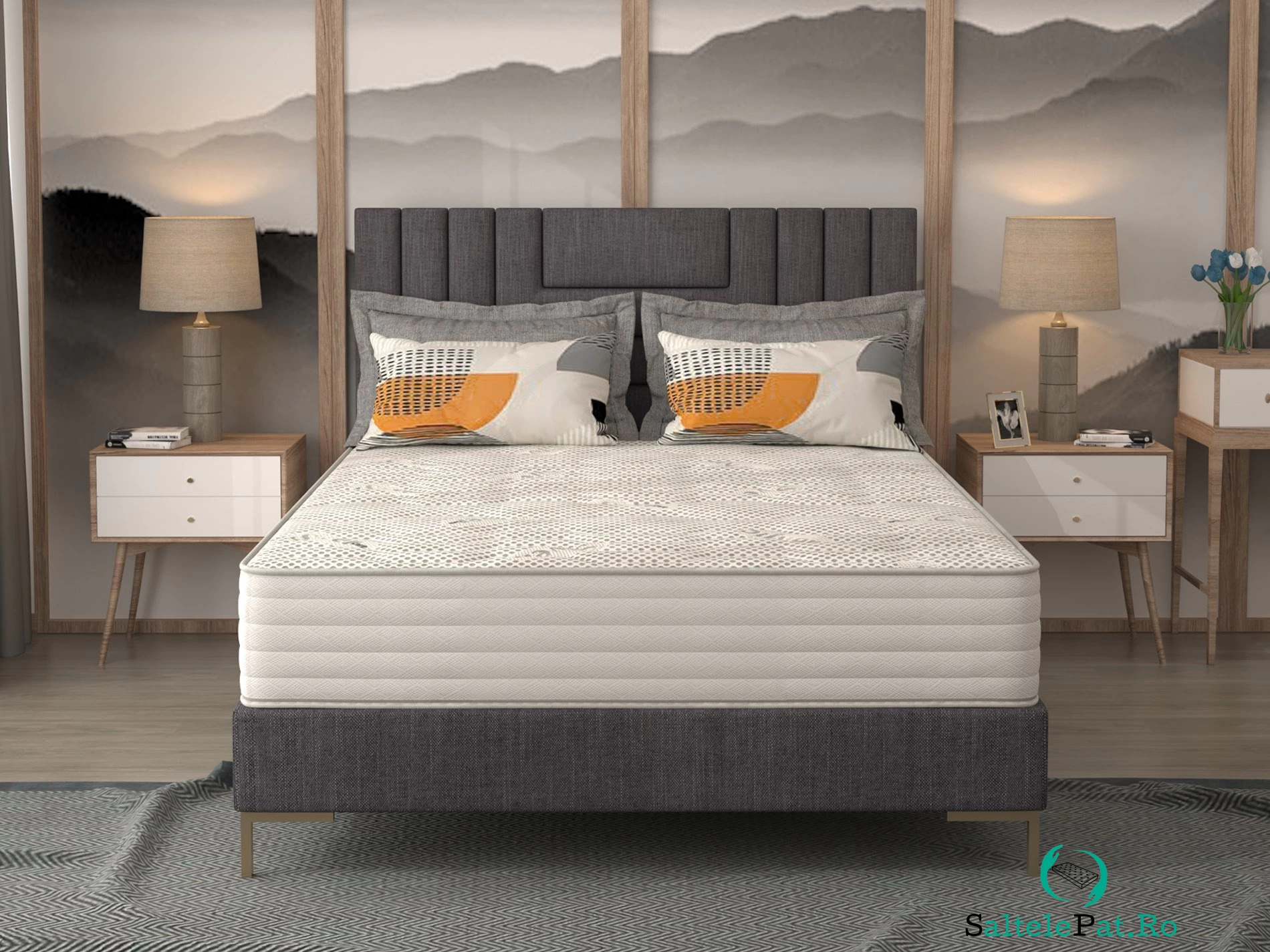 Saltea cu arcuri Silver Protect 4 HOTEL 140x200, inaltime 25 cm, ortopedica, duritate extra ferma la 1,102.21 lei ron