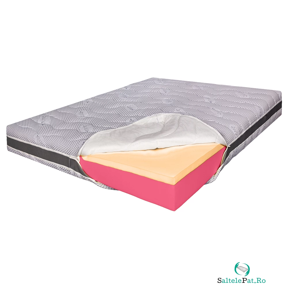 Saltea de pat Ortopedica Memory 20+3+3, Ioni de Argint, Top Line, fara arcuri, 150x200 la 2,199.00 lei ron