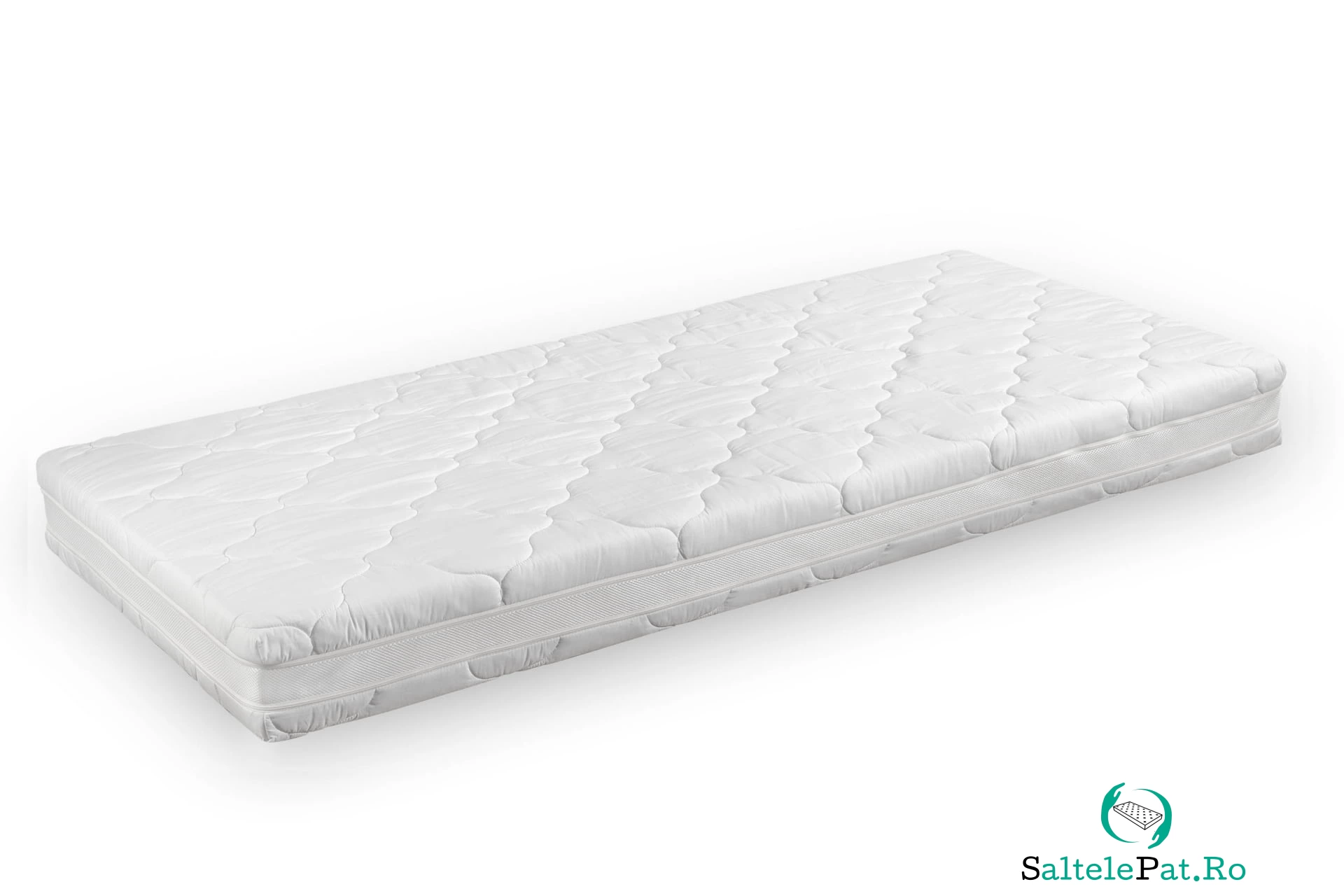 Saltea cu spuma poliuretanica Somnart Air-flow 180x200, inaltime 16 cm, super-ventilata, husa 3D Bumbac Natur lavabila, detasabila, hipoalergenica, rulata, fermitate medie la 773.19 lei ron